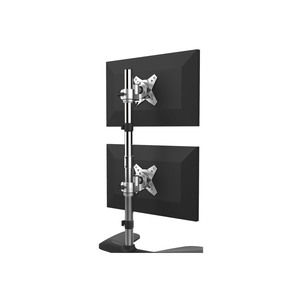StarTech ARMDUOVS VERTICAL DUAL MONITOR STAND - FREE STANDING MOUNT 27 INCH VESA 5YR - Image 4