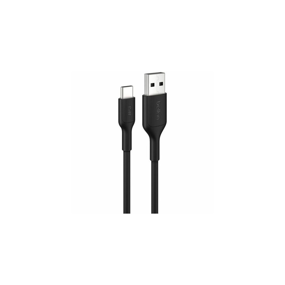 Belkin CAB021FQ2MBK BoostCharge 2 m USB-C/USB-A Data Transfer Cable - Cable for iPhone, MacBook - First End: 1 × USB Type A - Male - Second End: 1 × USB Type C - Male - Black