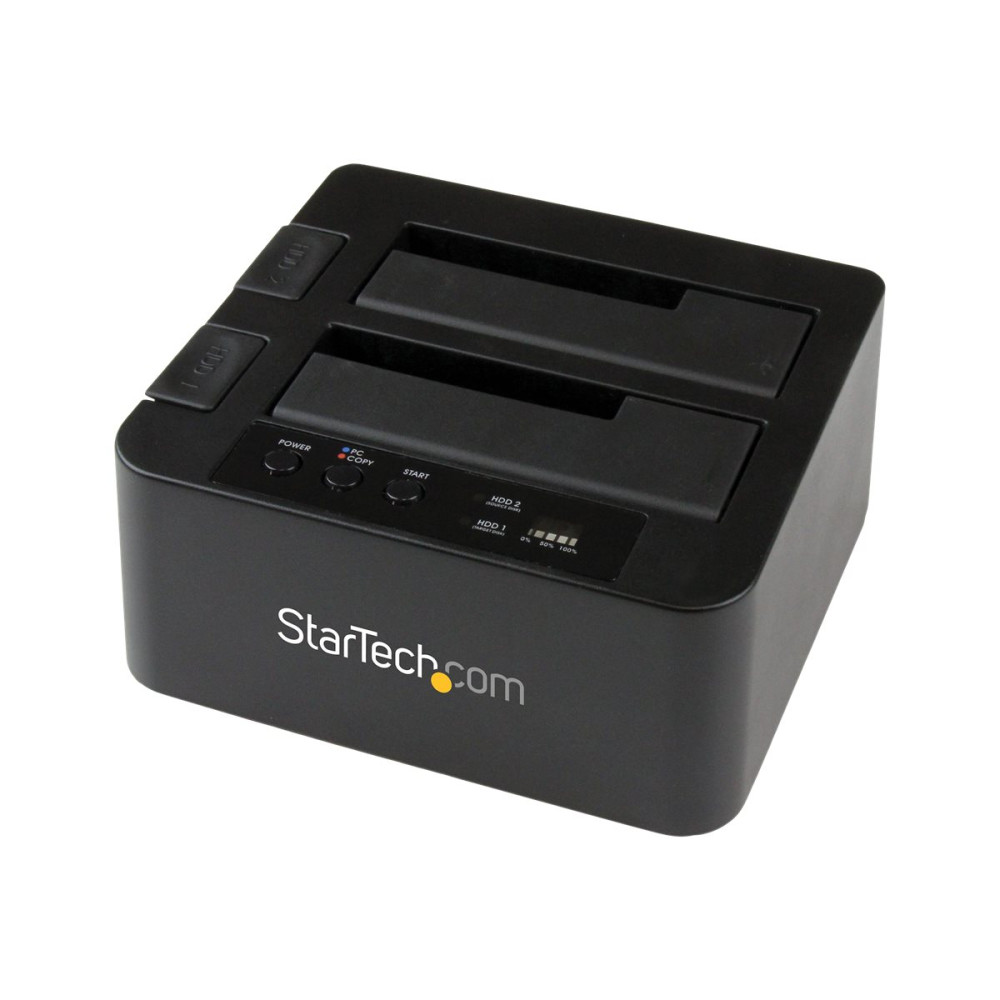 StarTech SDOCK2U33RE USB 3.0 (6GBPS) HDD DUPLICATOR DOCK - 2.5" & 3.5" SATA SSD/HDDS, 2YR - Image 3