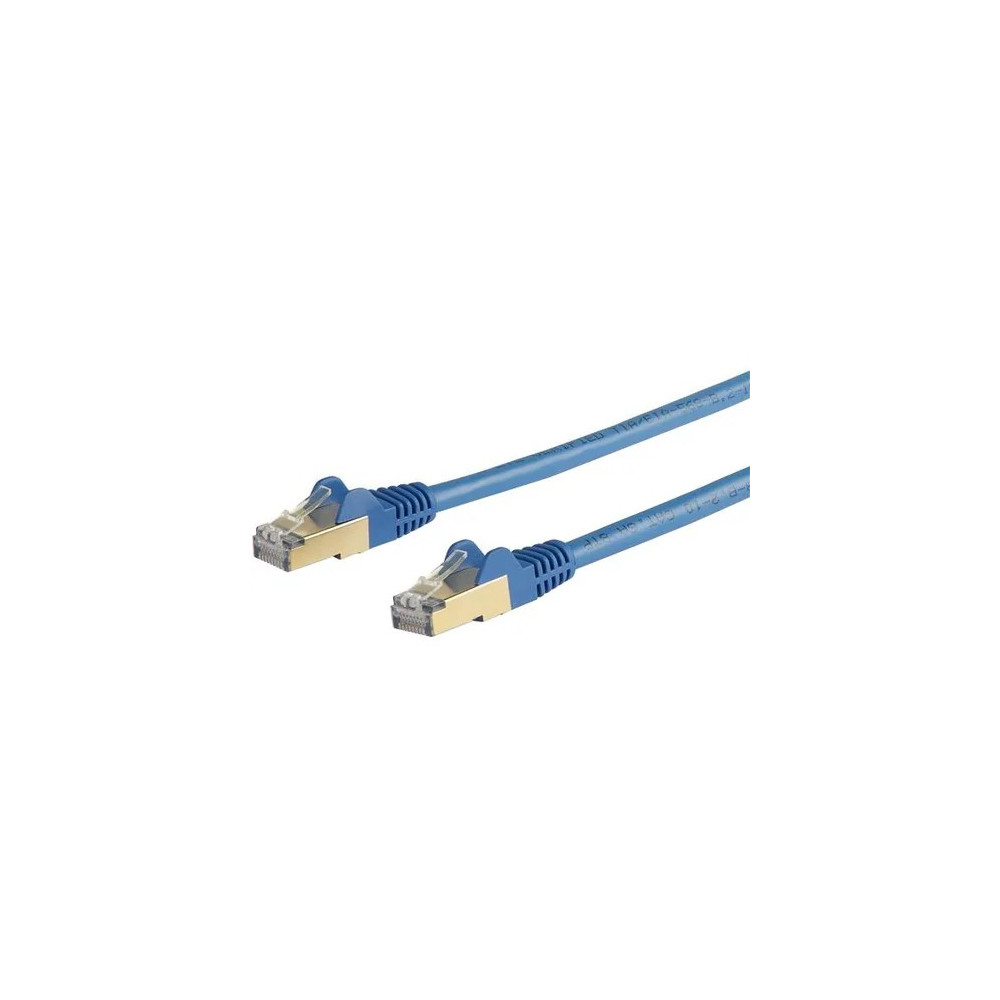 StarTech 6ASPAT10MBL 10M CAT6A ETHERNET CABLE - BLUE RJ45 SHIELDED CABLE SNAGLESS LTW - Image 1