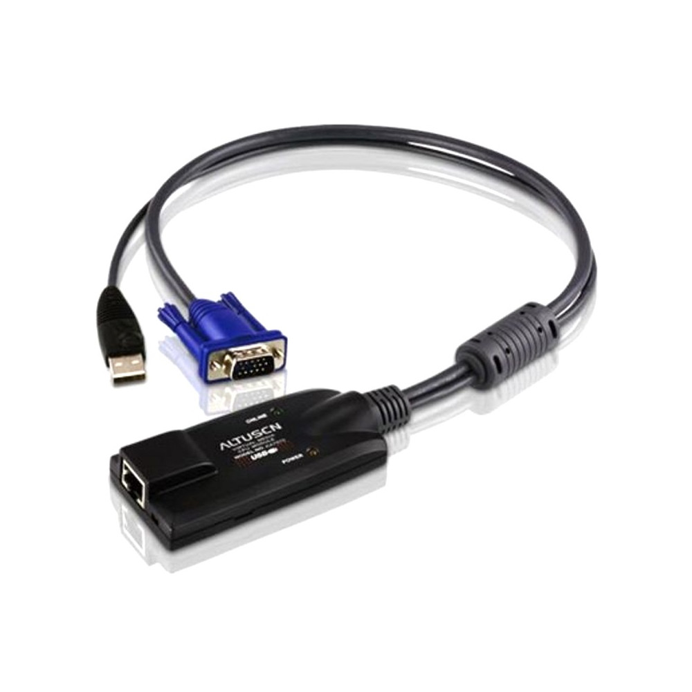 Aten KA7570-AX KVM Cable Adapter with RJ45 to VGA & USB to suit KH15xxA, KH25xxA, KL15xxA series - Image 1