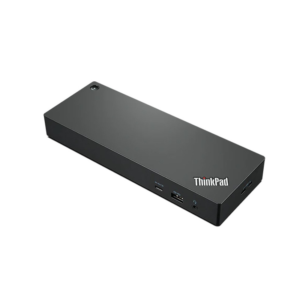 Lenovo 40B00135AU ThinkPad Universal Thunderbolt 4 Dock - 1x HDMI 2.1, 2x DisplayPort, 4x USB, 1x USB-C, 1x Gigabit Ethernet, 100W Power Delivery, Power Button - Image 1