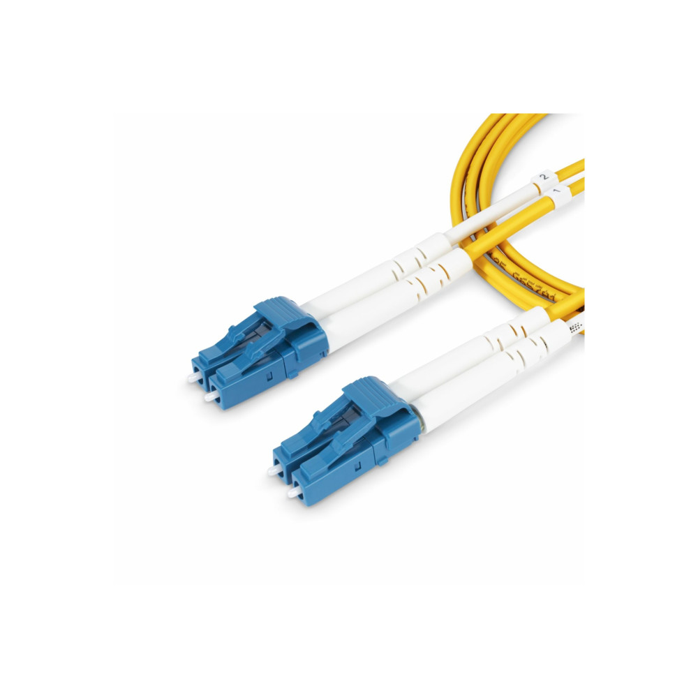 StarTech SMDOS2LCLC2M 2M (6.6FT) LC TO LC (UPC) OS2 SINGLE MODE DUPLEX FIBER OPTIC CABLE, 9/125M, 100G - Image 3