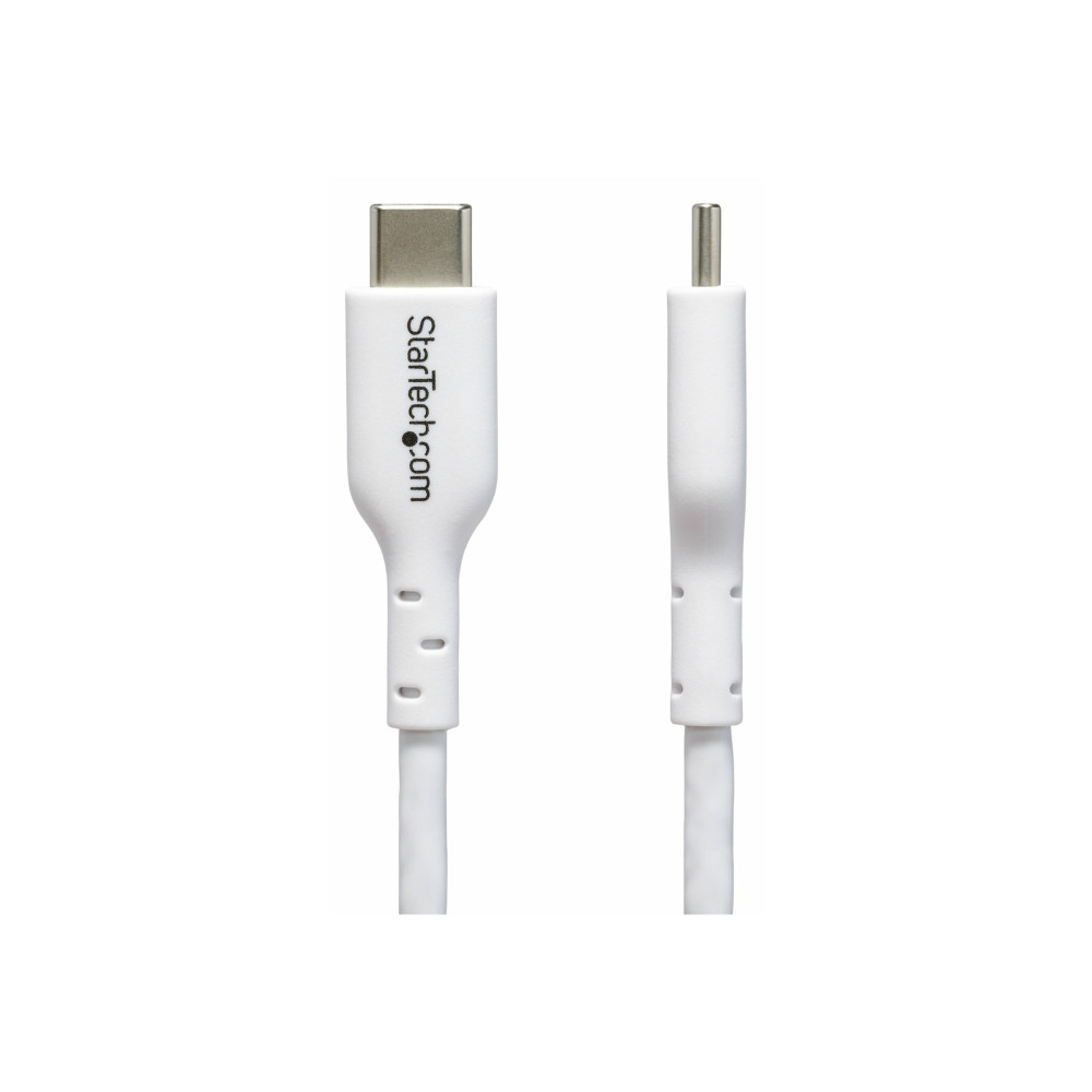 StarTech USB2CC3MWHE 10FT (3M) USB-C CHARGING CABLE, CHARGE & SYNC, 60W (3A) PD, USB 2.0 LAPTOP CHARGE - Image 1