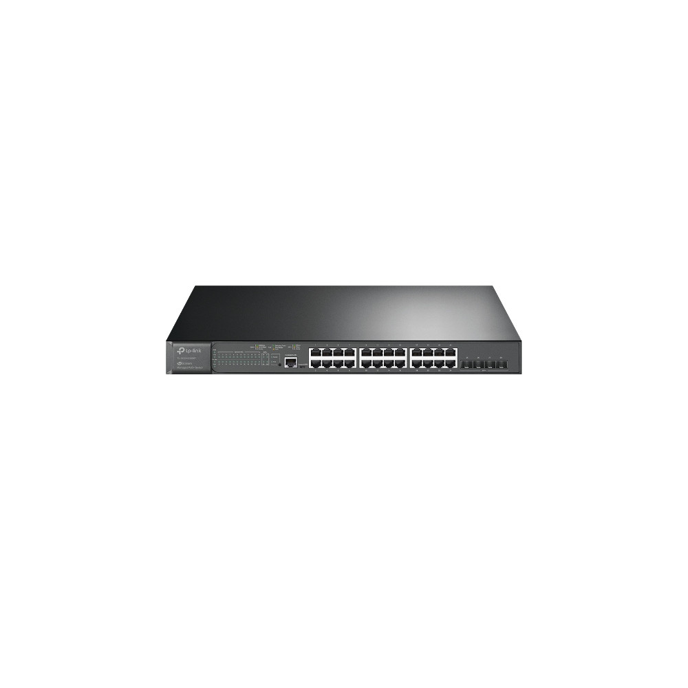 TP-LINK SG3428XMP OMADA 24-PORT MANAGED GIGABIT L2+ RACK SWITCH, POE+(24), 10G SFP+(4), 384W, 5YR - Image 1