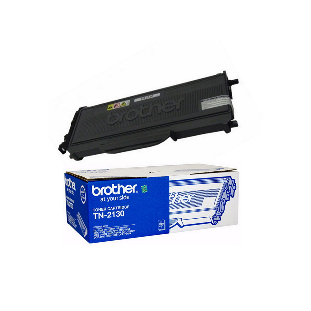 Brother TN-2130 Mono Laser Toner- Standard, HL-2140/2142/2150N/2170W, DCP-7040, MFC-7340/7440N/7840W- Up to 1500 pages - Image 1