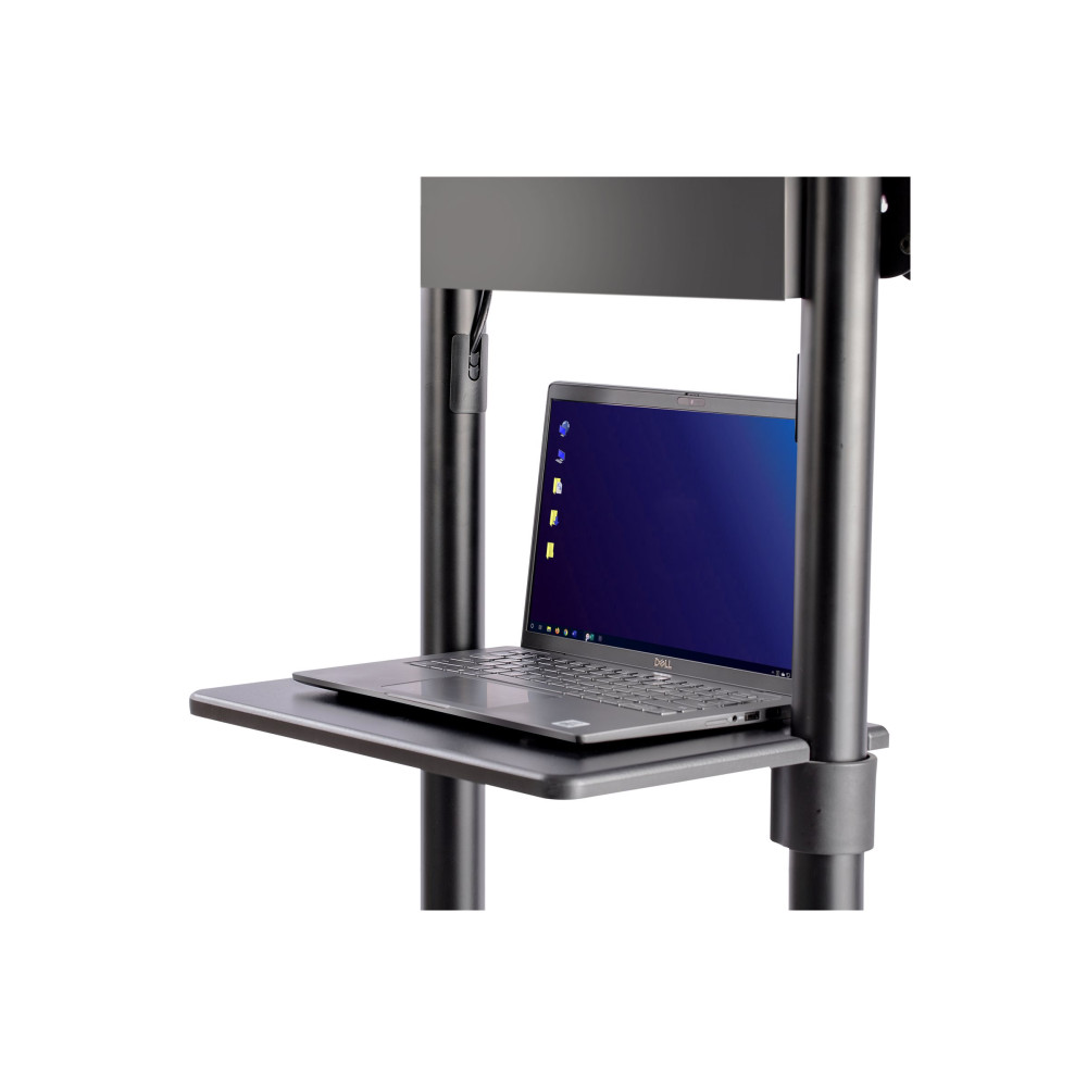 StarTech MBLTVSTNDEC MOBILE TV CART - PORTABLE ROLLING TV STAND FOR 37-70" VESA DISPLAY (154LB/70K - Image 12