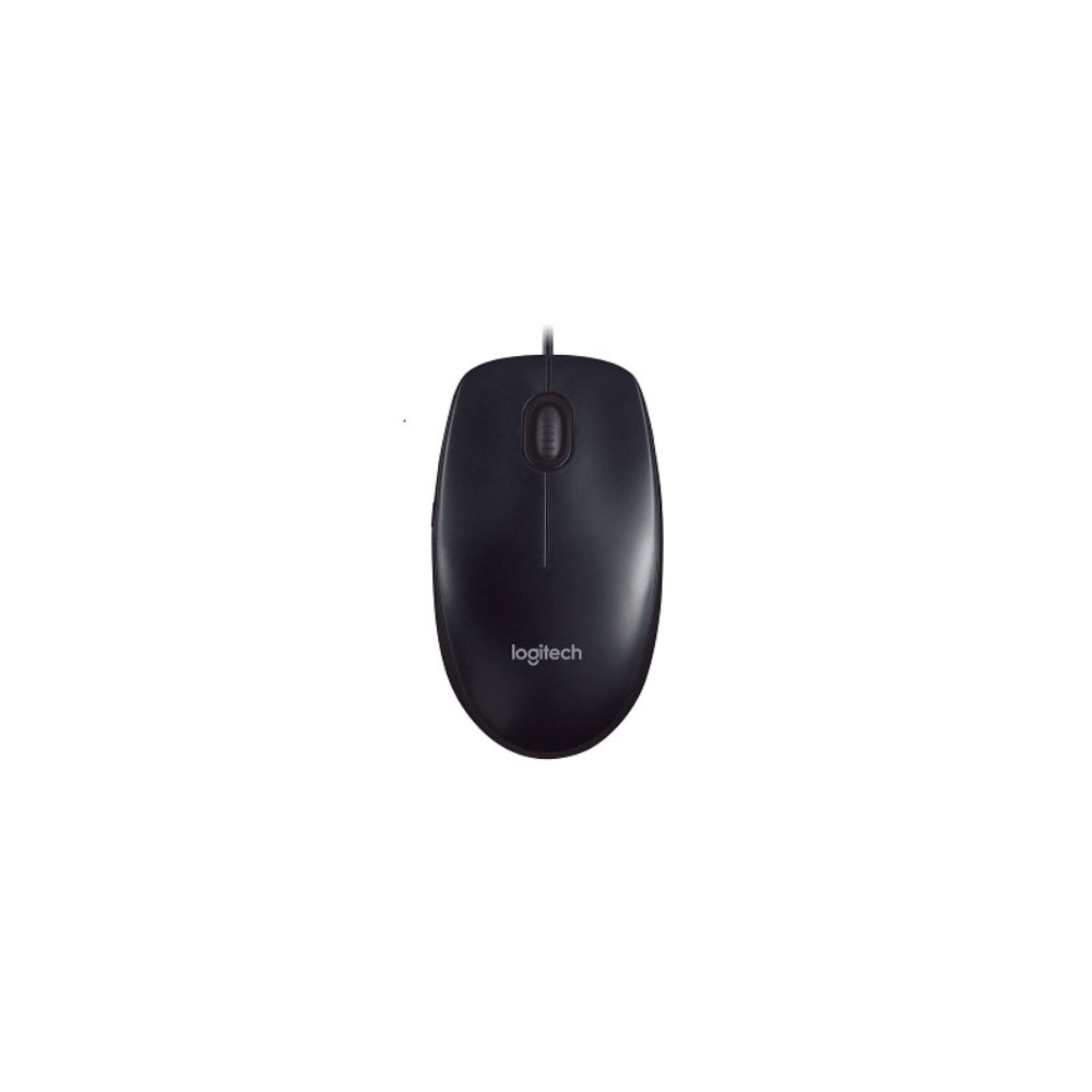 Logitech 910-001795 M90 USB Wired Optical Mouse 1000dpi for PC Laptop Mac Full Size Comfort smooth mover replaces B100 - Image 1