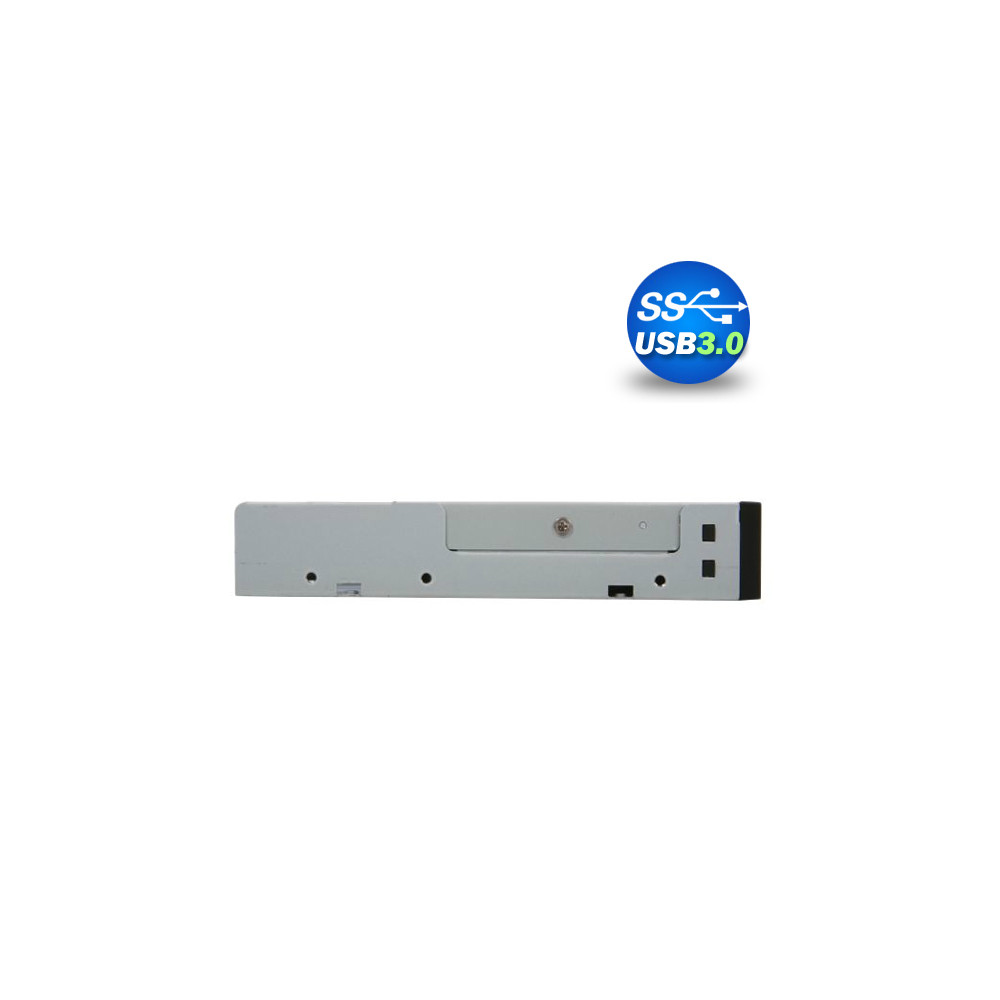EZcool ACREZC1100U3IN 3.5" USB 3.0 All in One Internal Card Reader Full Long Metal with Front USB Black - Image 3
