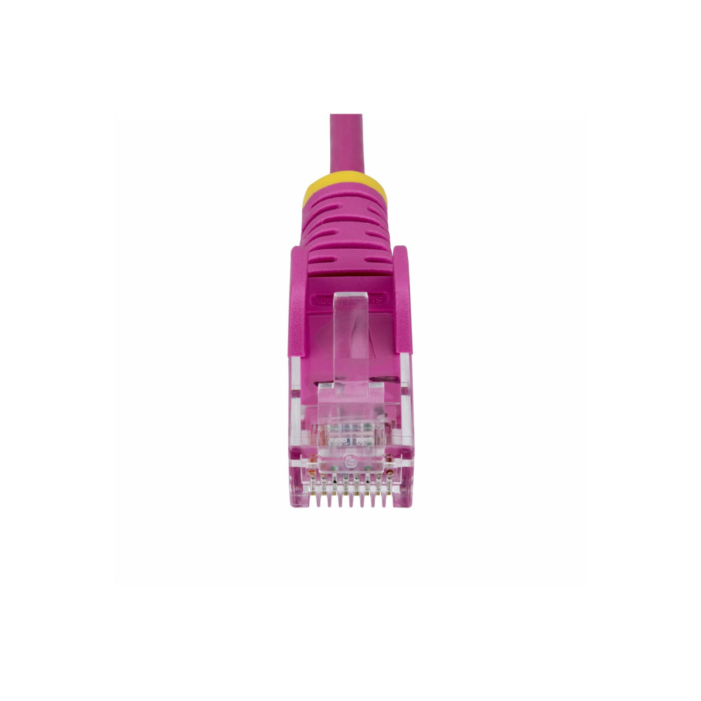 StarTech N6PAT10MPKS 10m Pink Slim CAT6 Ethernet Cable, Snagless, 28AWG, LSZH, LTW - Image 1