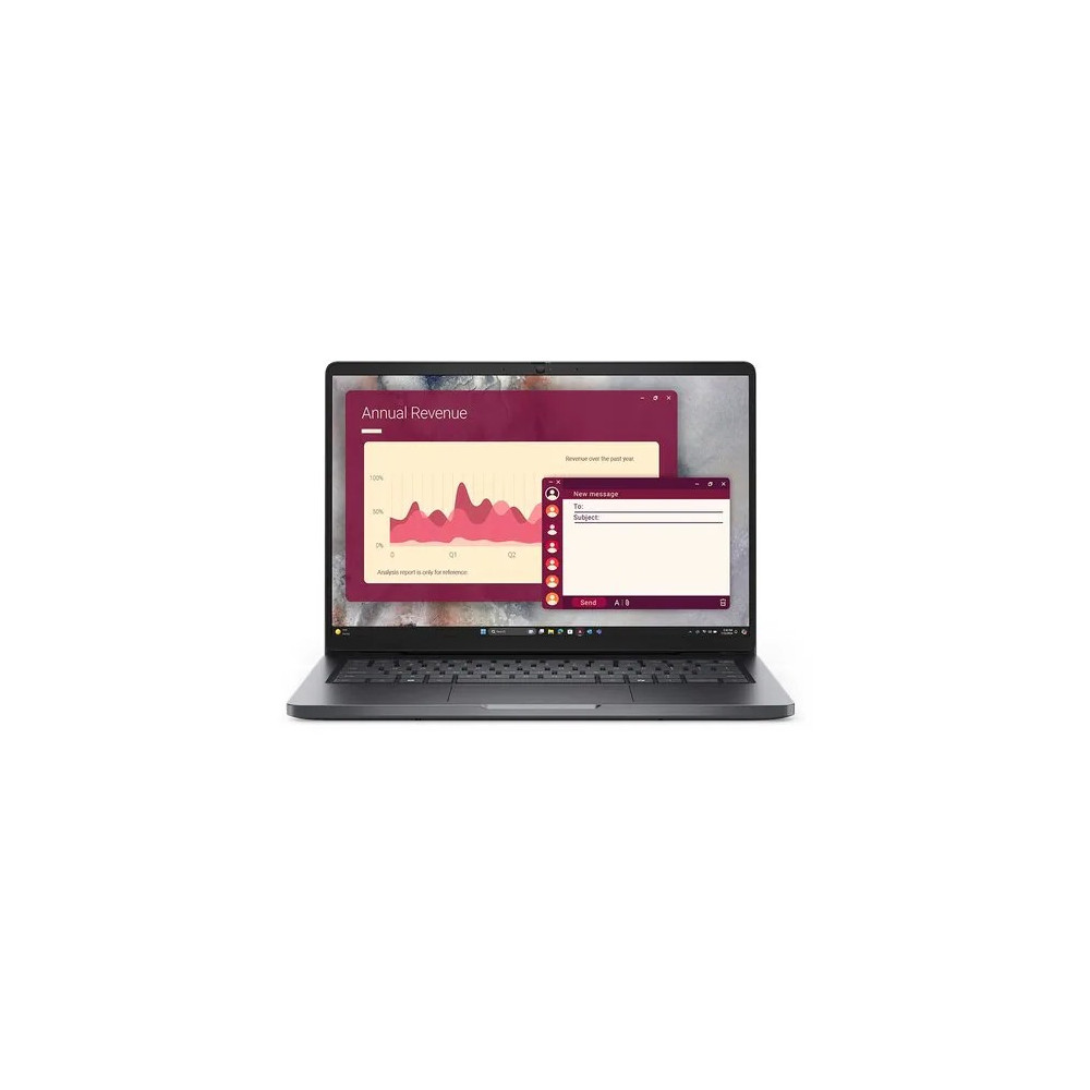 Dell BTO127B_PC14250_AU PRO14 NOTEBOOK, 14" FHD+, U7-255U, 16GB, 512GB, WL, W11P(AI), BLACK, 1YOS - Image 1