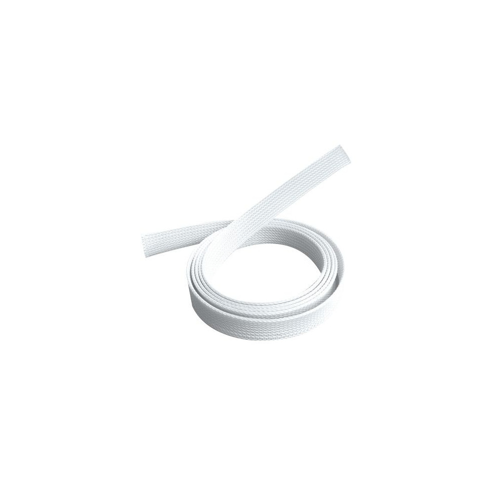 Brateck CS-20-W Braided Cable Sock (20mm/0.79' Width) Material Polyester Dimensions1000x20mm -- White - Image 1