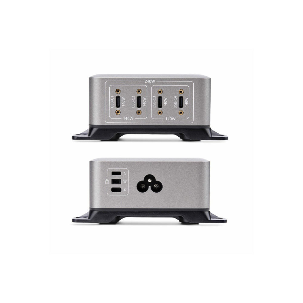 StarTech 424DAU-USB-C-CHARGER 4-PORT USB-C CHARGER, 240W TOTAL, SINGLE PORT 140W EPR, 2 YR - Image 7
