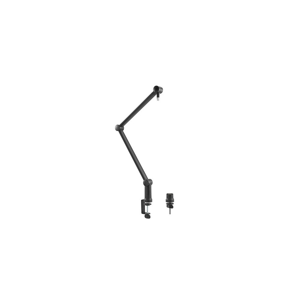 Brateck MDS06-1 Professional Microphone Boom Arm Stand, 360° Rotatable Boom, Clip-On Cable Holder, Foldable Scissor Arm Design - Image 1