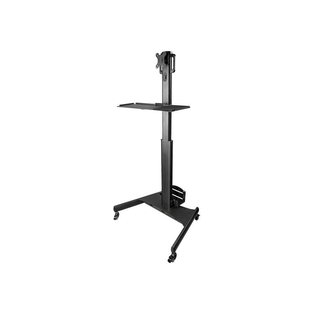 StarTech WKSTNCART MOBILE WORKSTATION CART, PC/CPU, MONITOR MOUNTS, 2YR - Image 5