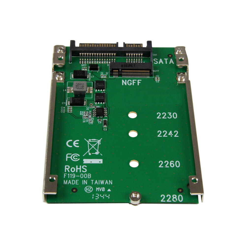 StarTech SAT32M225 M.2 SSD TO 2.5" SATA ADAPTER CONVERTER, 7MM OR LARGER 2.5" SATA BAY, 2YR - Image 3