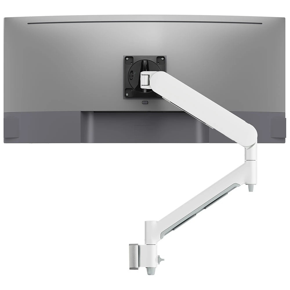 Atdec AWMS-DW6-W Single Monitor Dynamic Arm on Wall Channel - White - Image 1