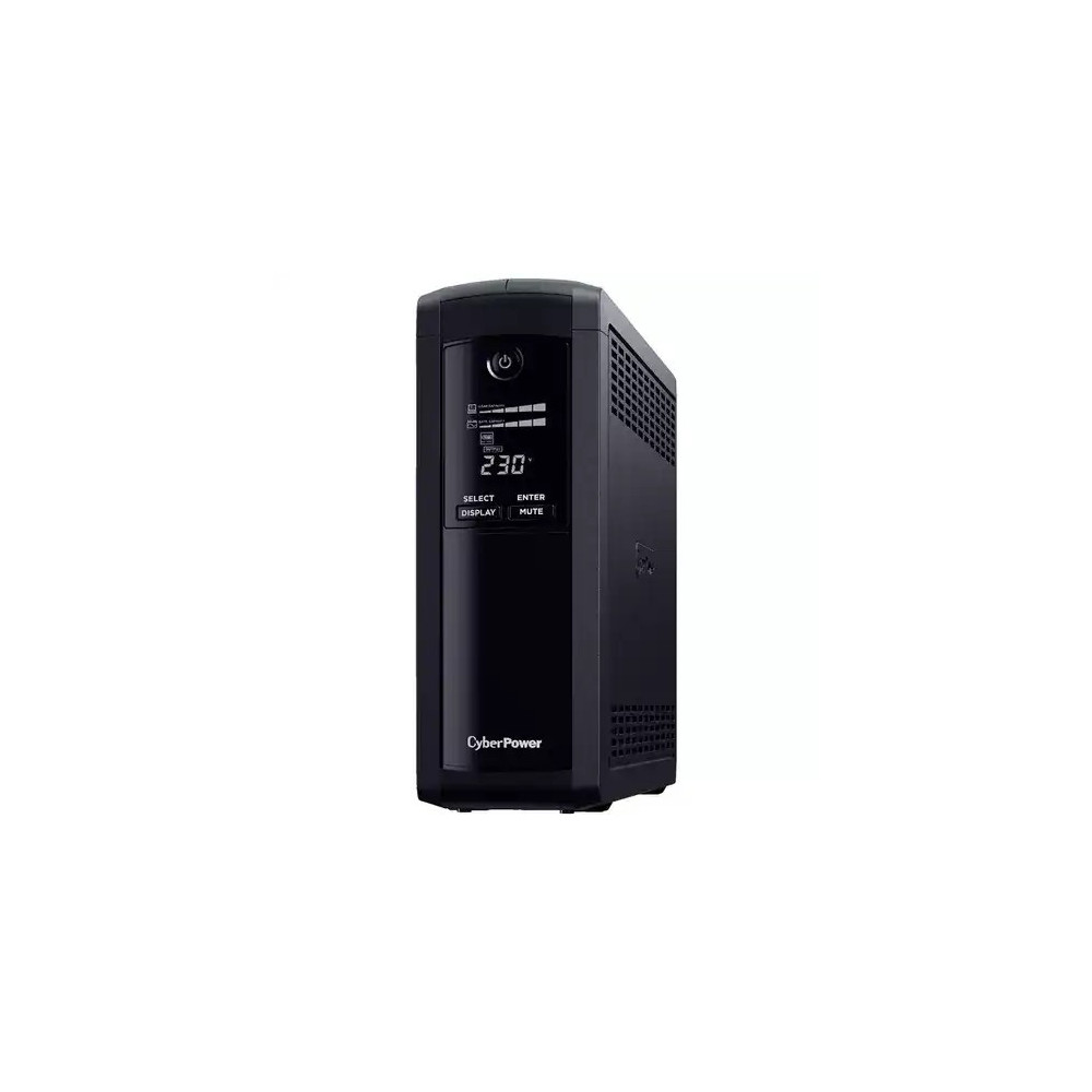 CyberPower VP1200ELCD Systems Value Pro-- 1200VA / 720W Line Interactive UPS - 2* 12V/7.2AH - 2 Yrs Adv. Replacement WTY Incl. internal Batteries - Image 1