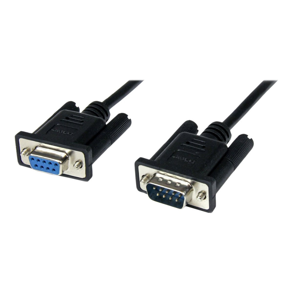 StarTech SCNM9FM1MBK 1M DB9 RS232 SERIAL NULL MODEM CABLE F/M