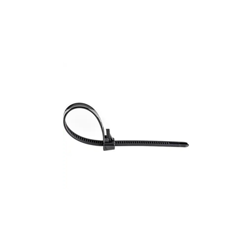 StarTech CBMZTRB8BK 8"(20CM) REUSABLE CABLE TIES - 1/4"(7MM) WIDE, 1-7/8"(50MM) BUNDLE DIA. 50LB( - Image 3