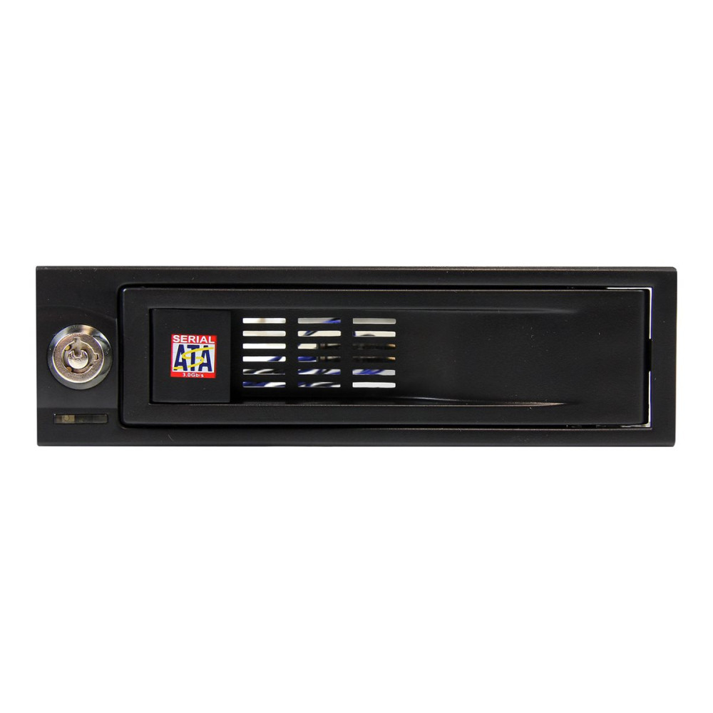 StarTech HSB100SATBK 5.25" TRAYLESS HOT SWAP MOBILE RACK FOR 3.5" SATA HDD 2YR - Image 1