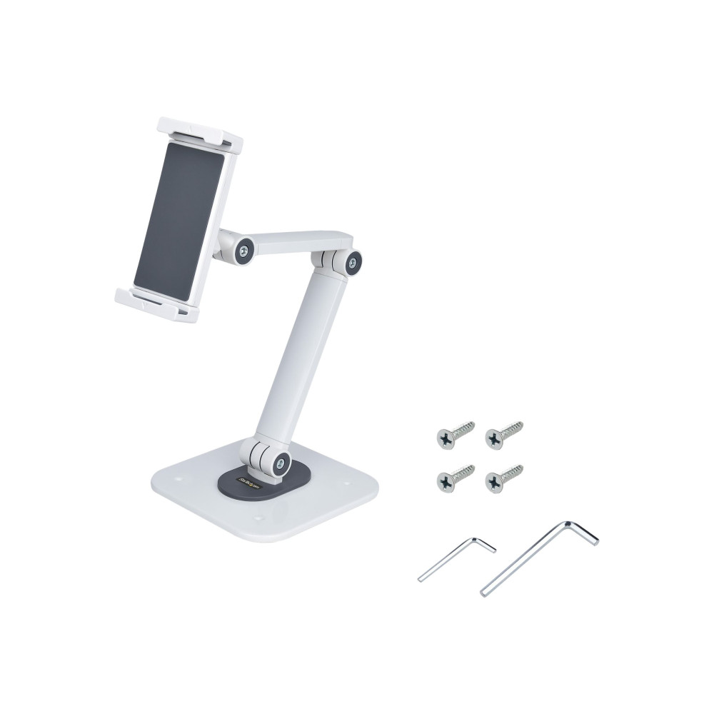 StarTech ADJ-TABLET-STAND-W UNIVERSAL TABLET DESK STAND- WHITE - Image 8