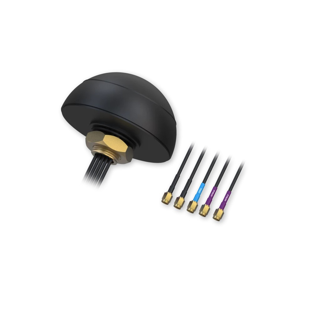 Teltonika PR1KCO28 Combo MIMO Mobile/GNSS/WiFi Flush Mount Mobile Antenna for Vehicle/Cabinet - For use with RUT955, RUTX09, RUTX11 - Formerly 003R-00253 - Image 1