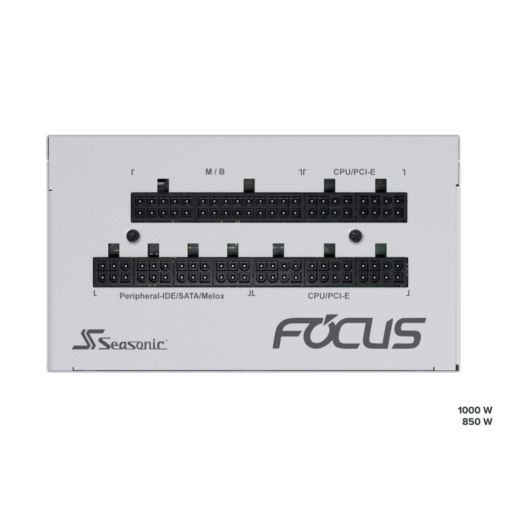 Seasonic PSUSEAFOCUSWHITE850GXA3 FOCUS GX-850 White 850W ATX 3.0 Gold Modular PSU - Image 5