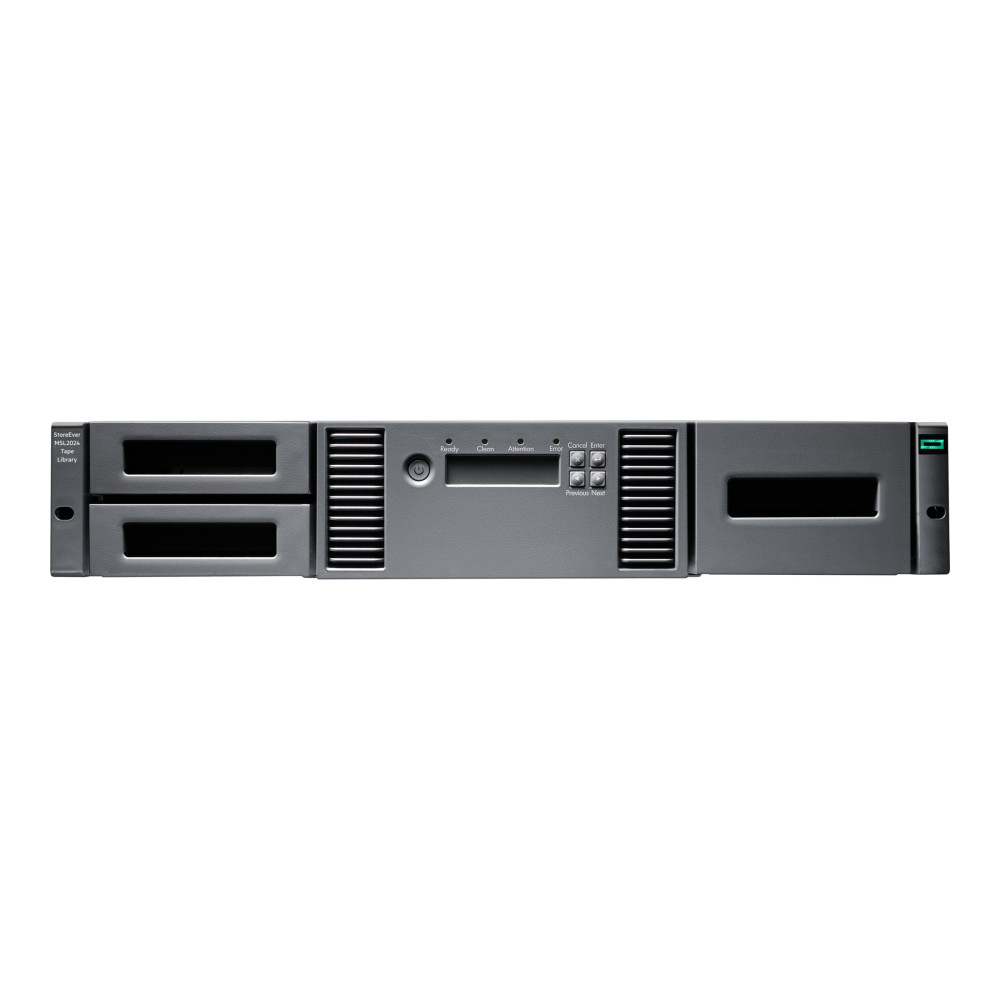 HPE P84144-B25 Storage MSL2024 Tape Library 1x MSL LTO-8 Fibre Channel 15x LTO-8 30TB Data Cartridges - Image 1