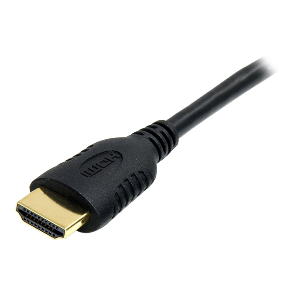 StarTech HDACMM2M 2M HDMI TO MINI HDMI ADAPTER CABLE WITH ETHERNET, BLACK, LTW - Image 3