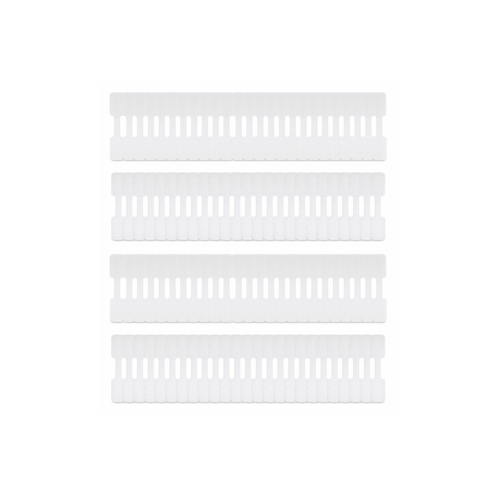 StarTech CABLE-TAG-HLWH 3.5IN (9CM) CABLE LABELS, 100 PACK, WHITE, HOOK-TO-HOOK FASTENER CABLE TAGS, - Image 2
