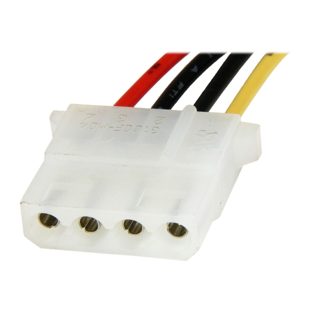StarTech LP4SATAFM12 30CM SATA 15 PIN TO LP4 POWER CABLE ADAPTER, M/F, LIFTETIME WTY - Image 3