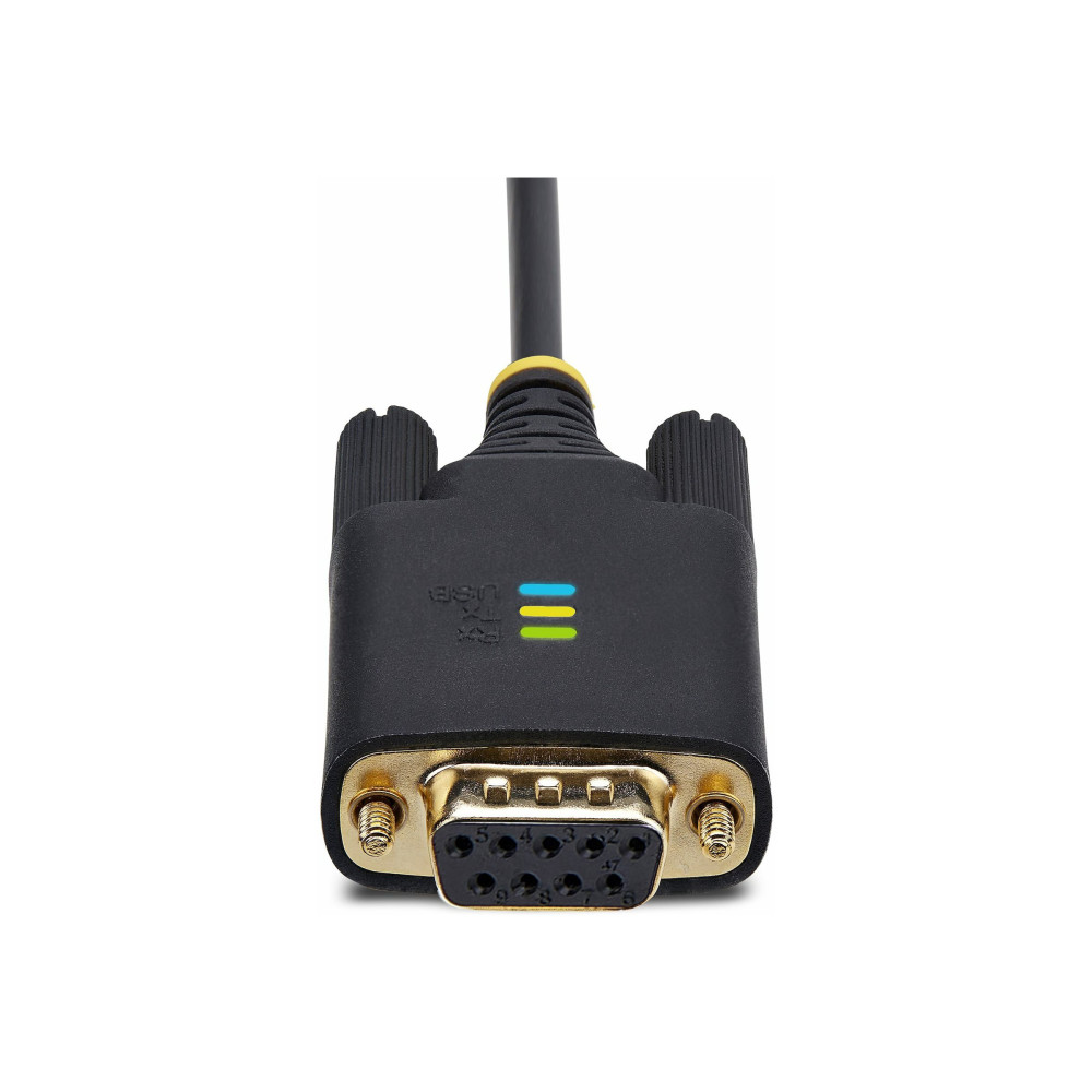 StarTech 1P10FFCN-USB-SERIAL 10FT (3M) USB TO NULL MODEM SERIAL ADAPTER CABLE, INTERCHANGEABLE DB9 SCREWS/ - Image 4
