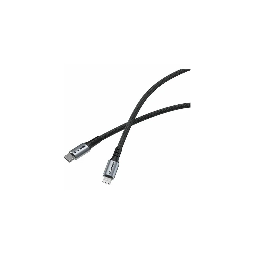 Verbatim 31844 120CM USB-C TO LIGHTNING CABLE - BLACK - Image 4