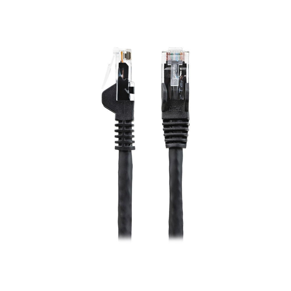 StarTech N6LPATCH1MBK 1M CAT6 ETHERNET CABLE - LSZH (LOW SMOKE ZERO HALOGEN) - 10 GIGABIT 250MHZ 10 - Image 1
