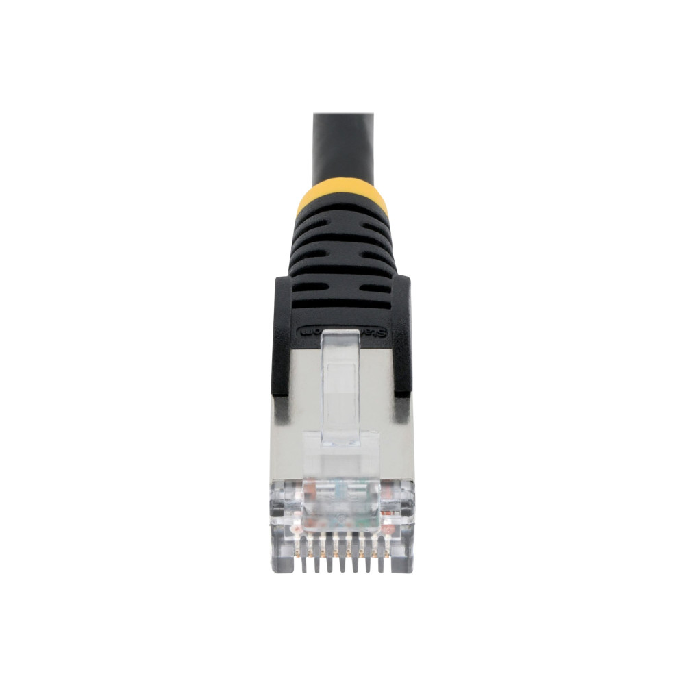 StarTech NLBK-3M-CAT6A-PATCH 3M CAT6A ETHERNET CABLE - BLACK - LOW SMOKE ZERO HALOGEN (LSZH) - 10GBE 500MH - Image 4