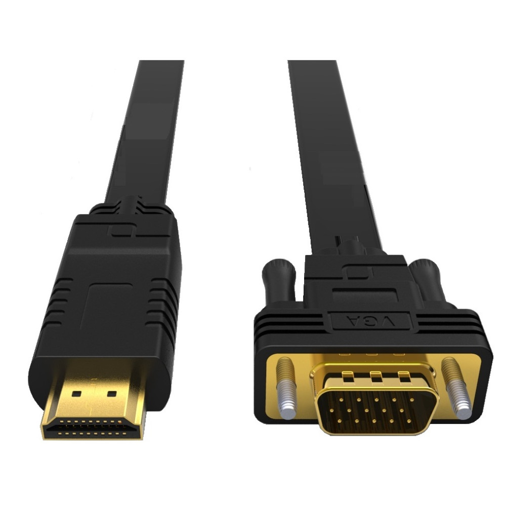 8ware RC-HDMIVGA-2 HDMI to VGA Adapter Converter Cable 2m Male to Male for Desktop Computer Laptop PC Monitor Projector HDTV Switch PS4 PS5 Media Box DVD Camera - Image 1