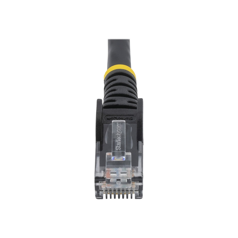 StarTech N6PATC2MBK 2M CAT6 ETHERNET CABLE BLACK 650MHZ 100W SNAGLESS PATCH CORD, LTW - Image 2