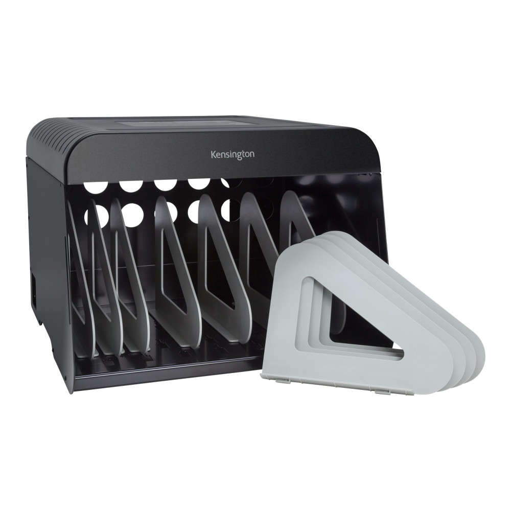 Kensington 62880 12 BAY CHARGE CABINET, FITS UP TO 14" NOTEBOOK, AC POWER(8), USB(4) - Image 3