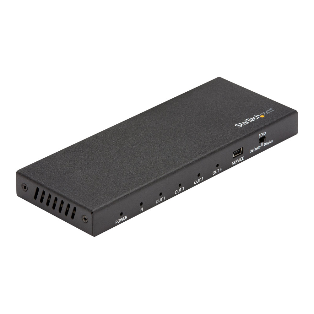 StarTech ST124HD202 4 PORT HDMI SPLITTER - 4K 60HZ - 1X4 WAY HDMI 2.0 SPLITTER 2YR - Image 2