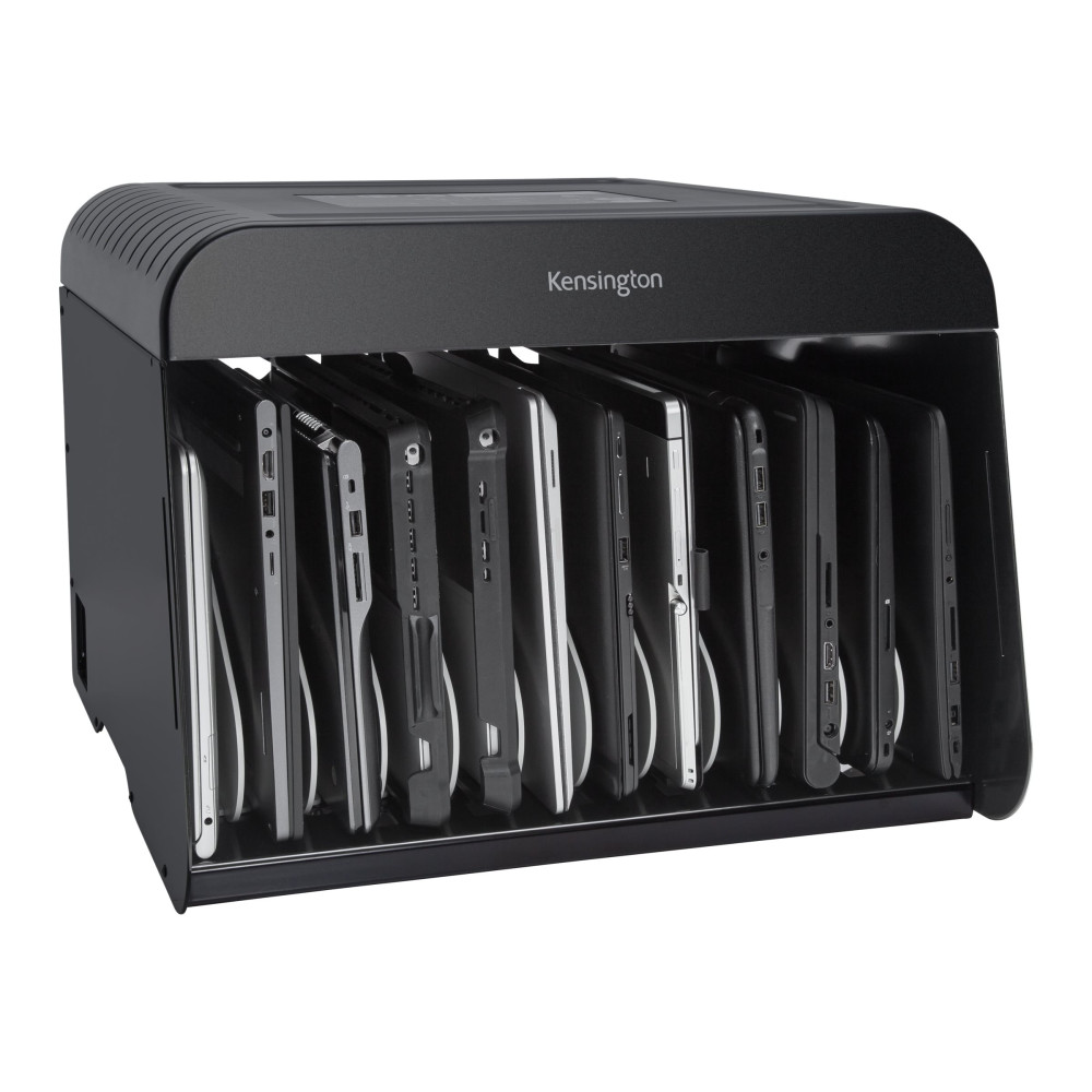 Kensington 62880 12 BAY CHARGE CABINET, FITS UP TO 14" NOTEBOOK, AC POWER(8), USB(4) - Image 2