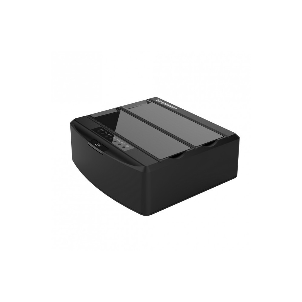 Simplecom SD312-BLACK SD312 Dual Bay USB 3.0 Docking Station for 2.5' and 3.5' SATA Drive - Image 1