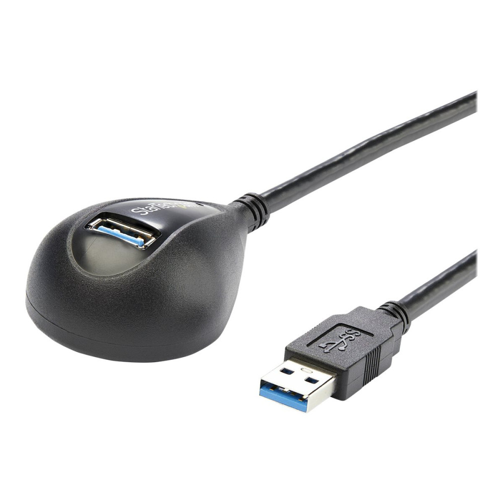 StarTech USB3SEXT5DKB 1.5M USB 3.0 A TO A EXTENSION CABLE, M/F, BLACK, DESKTOP BASE, LTW - Image 3