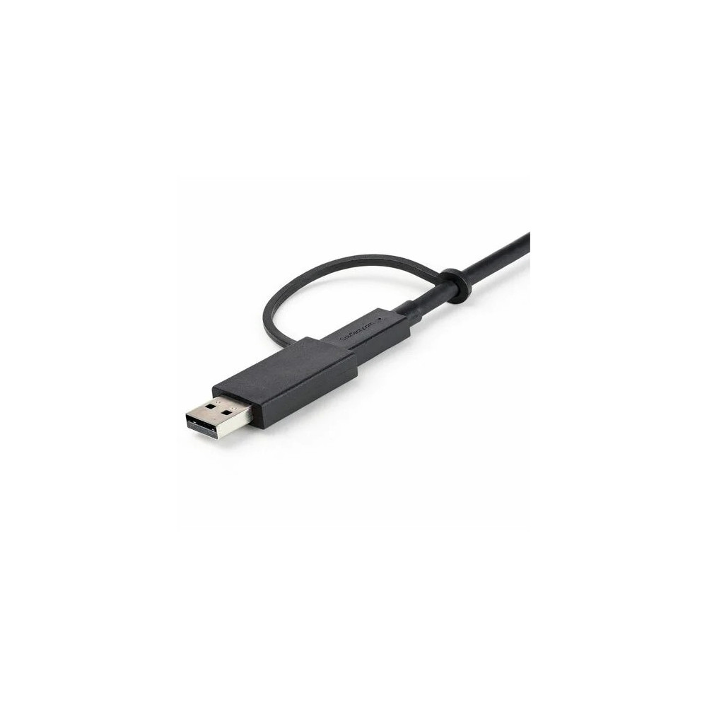 StarTech USBCCADP 3ft/1m USB-C Cable with USB-A Adapter Dongle, USB-C to C (10Gbps/PD), USB-A to C (5Gbps), 2-in-1 USB C Cable for Hybrid Dock - Cable for Notebook, Docking Station, MacBook, Mobile Device, MacBook Pro, Wall Charger, ... - First  - Image 4