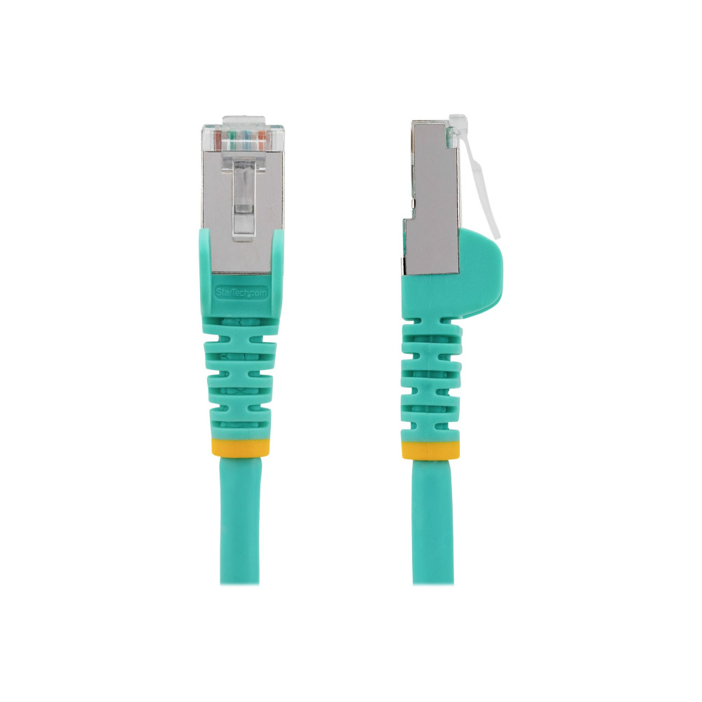StarTech NLAQ-750-CAT6A-PATCH 7.5M CAT6A ETHERNET CABLE - AQUA - LOW SMOKE ZERO HALOGEN (LSZH) - 10GBE 500M - Image 4