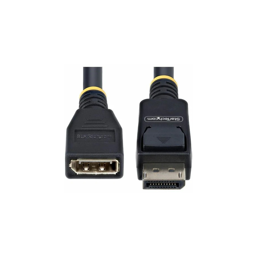 StarTech 10F-DP14-EXTEND-CBL 10ft (3m) DisplayPort 1.4 Extension Cable, DP 1.4 Port Saver Cable, 8K 60Hz, DisplayPort Extension Adapter Cord, Male to Female - Extend a DisplayPort cable connection w/8K 60Hz video; Bi-directional DP 1.4 Port Save - Image 8