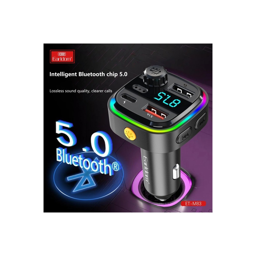 Earldom MOBINTEDM83 M83 Wireless Car Kit FM Transmitter - Image 2