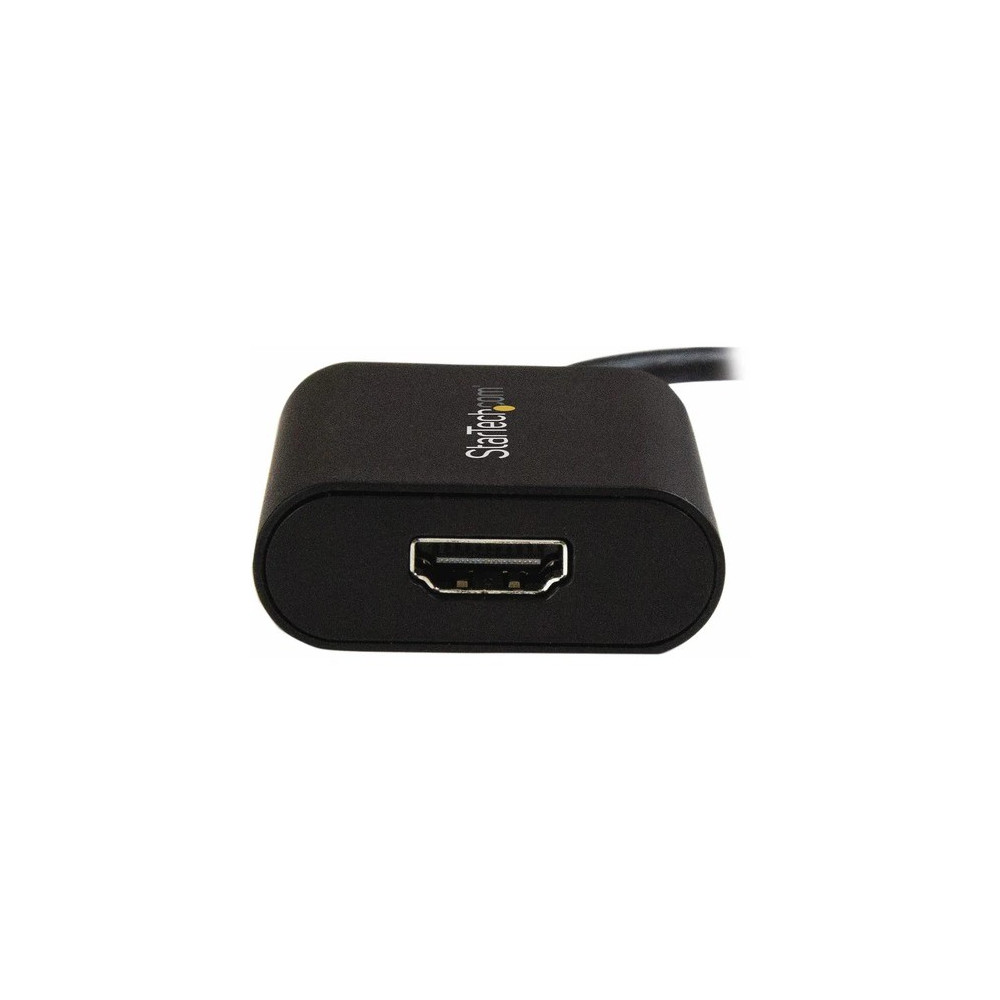 StarTech CDP2HD4K60SA USB C to 4K HDMI Adapter - 4K 60Hz - Thunderbolt 3 Compatible - USB Type C to HDMI Video Display Adapter - 1 x 24-pin Type C USB Male - 1 x 19-pin HDMI Digital Audio/Video Female - 3840 x 2160 Supported - Black - Image 6