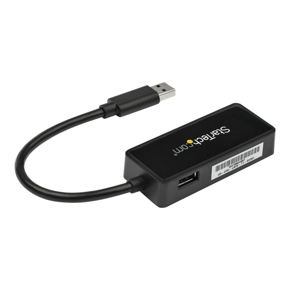 StarTech USB31000SPTB USB 3.0 TO GbE NIC NETWORK ADAPTER W/USB PORT 2YR - Image 3