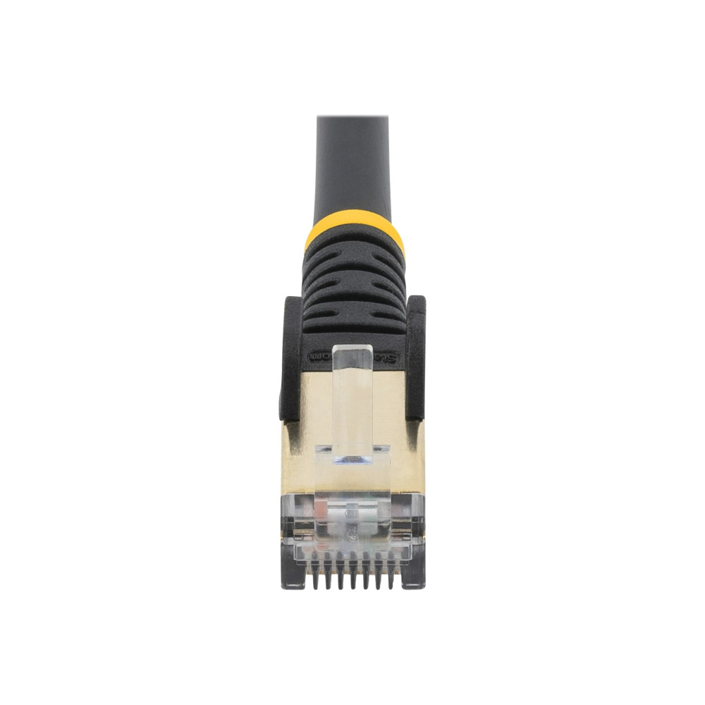 StarTech C6ASPAT3BK 1M CAT6A ETHERNET CABLE - 10GbE STP SNAGLESS 100W POE BLACK, LTW - Image 2